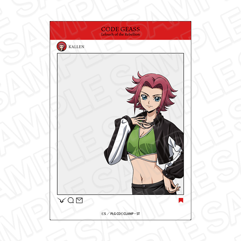 コードギアス 反逆のルルーシュ_SNS風アクリルフレーム カレン Street ver.