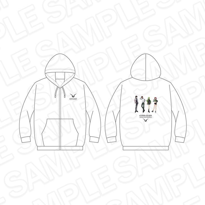 コードギアス 反逆のルルーシュ_Lサイズ_ジップアップフーディ Street ver.