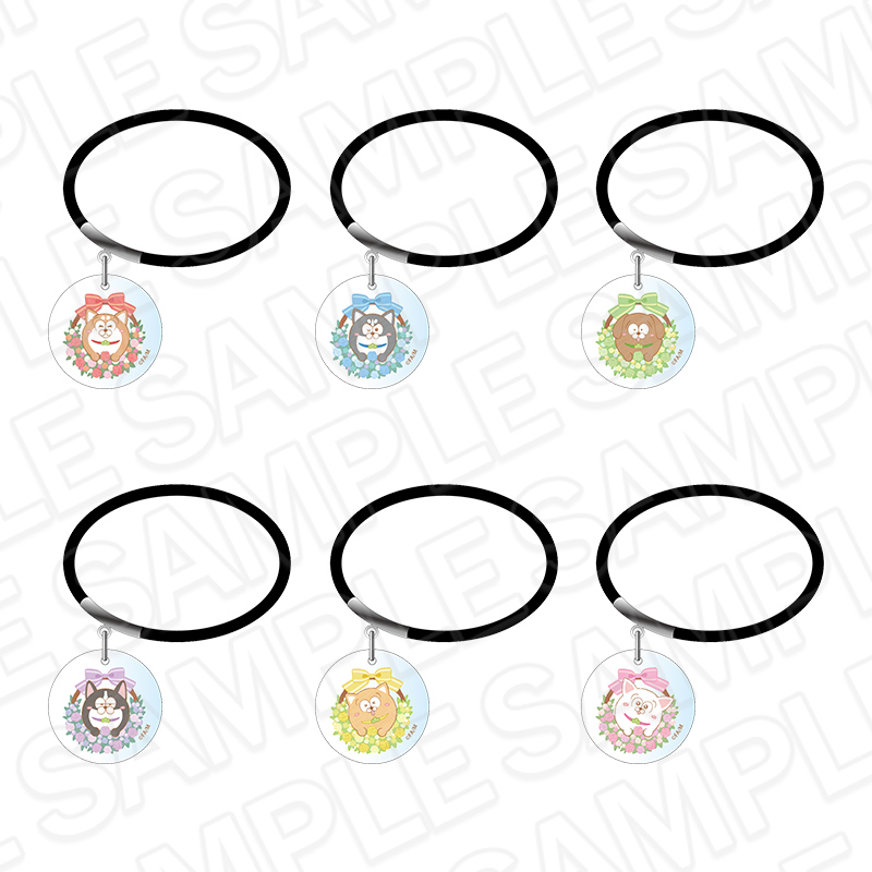 まついぬ_チャーム付きヘアゴム(ランダム) 6周年 ver. | j-hobby