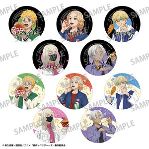 東京リベンジャーズ_トレーディンググリッター缶バッジ／Welcome diner 【BOX／10個入り】