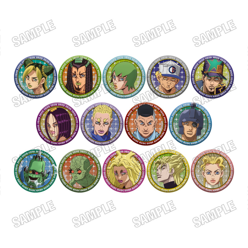 ジョジョの奇妙な冒険 ストーンオーシャン_缶バッジコレクション【RE】vol.1　【コンプリートBOX／14個入り】