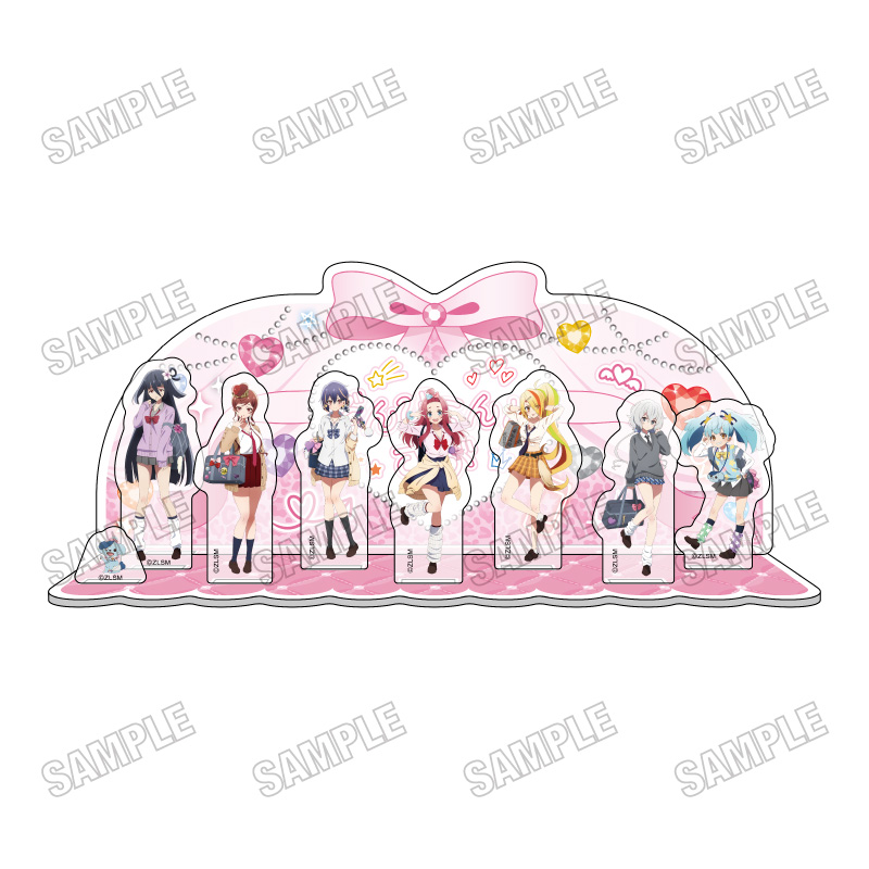 劇場版『ゾンビランドサガ ゆめぎんがパラダイス』_描き下ろしアクリルジオラマ【平成ギャルver.】