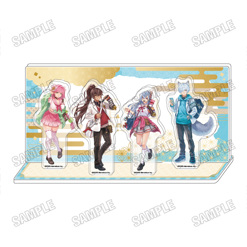 龍の国 ルーンファクトリー_描き起こしアクリルジオラマ