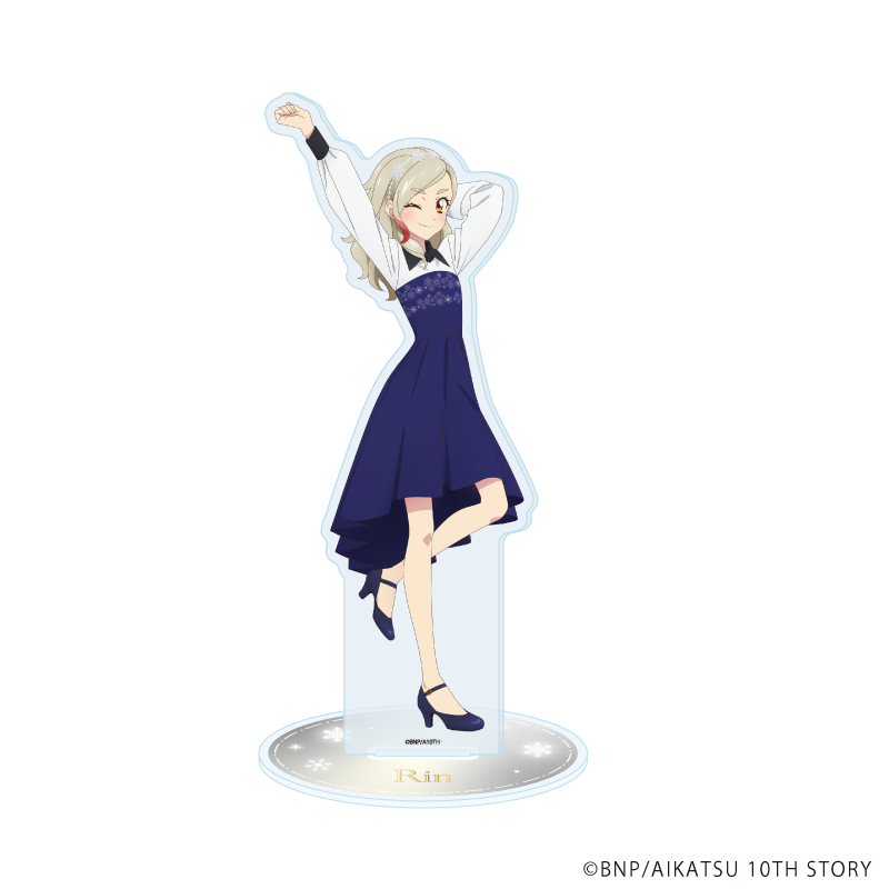 アイカツ！_アクリルスタンド23/黒沢凛 雪柄コーデver.(描き下ろしイラスト)