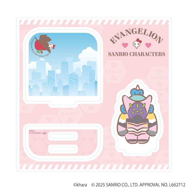 エヴァンゲリオン×サンリオキャラクターズ_アクリルスタンドプレート04