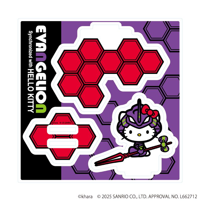 エヴァンゲリオン×サンリオキャラクターズ_アクリルスタンドプレート06