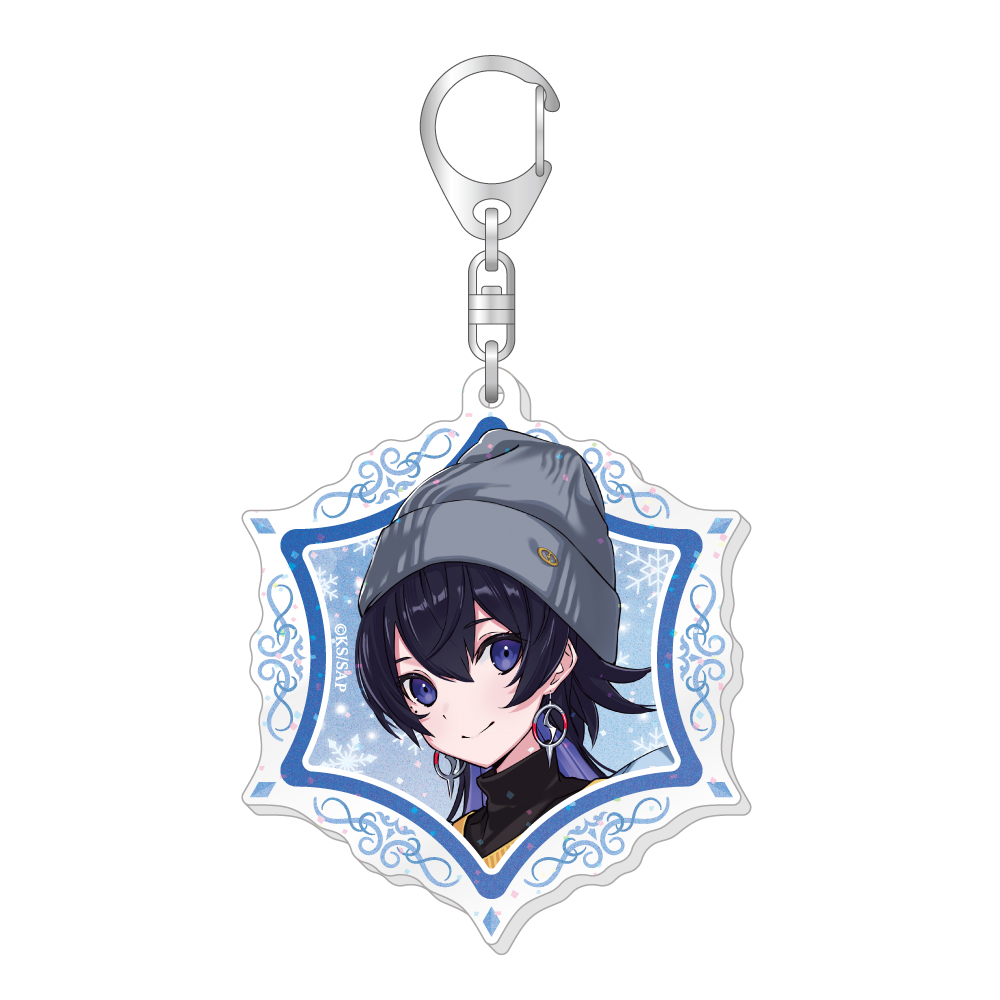 神椿市建設中。_描き下ろしラメ入りアクリルキーホルダー / 輪廻 此処