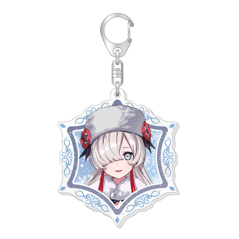 神椿市建設中。_描き下ろしラメ入りアクリルキーホルダー / 夜河 世界