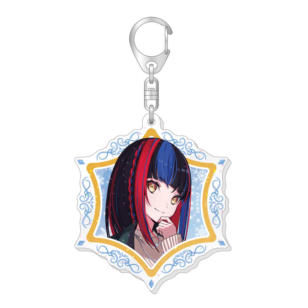 神椿市建設中。_描き下ろしラメ入りアクリルキーホルダー / 朝主 派流