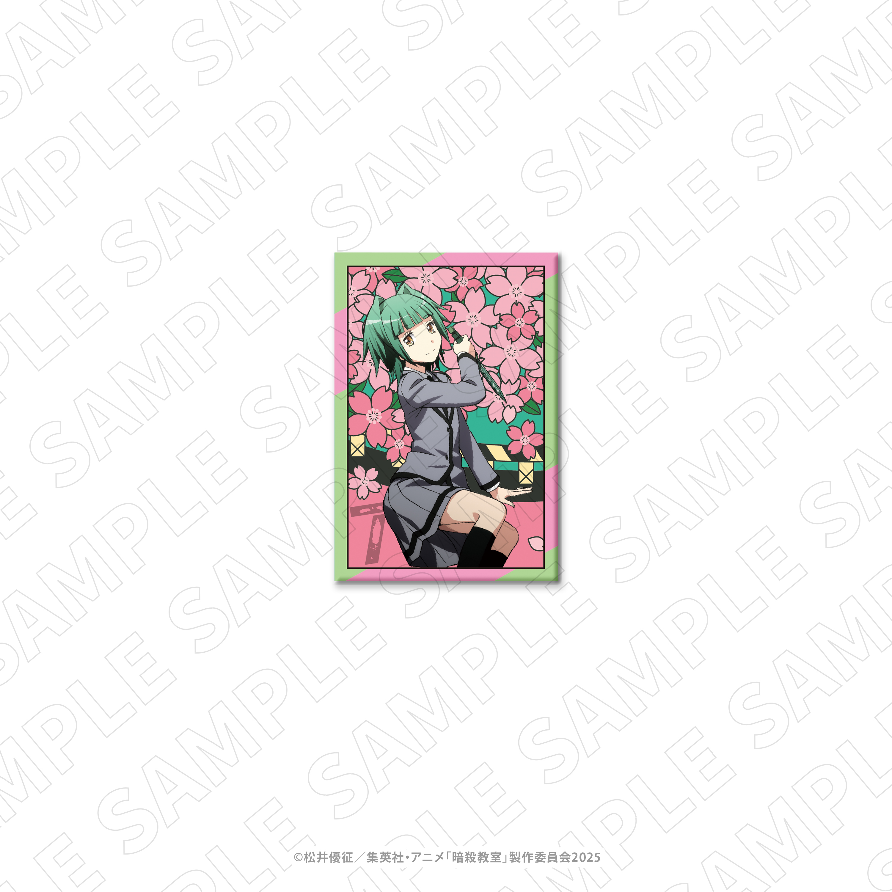 暗殺教室_長方形缶バッジ（茅野カエデ）