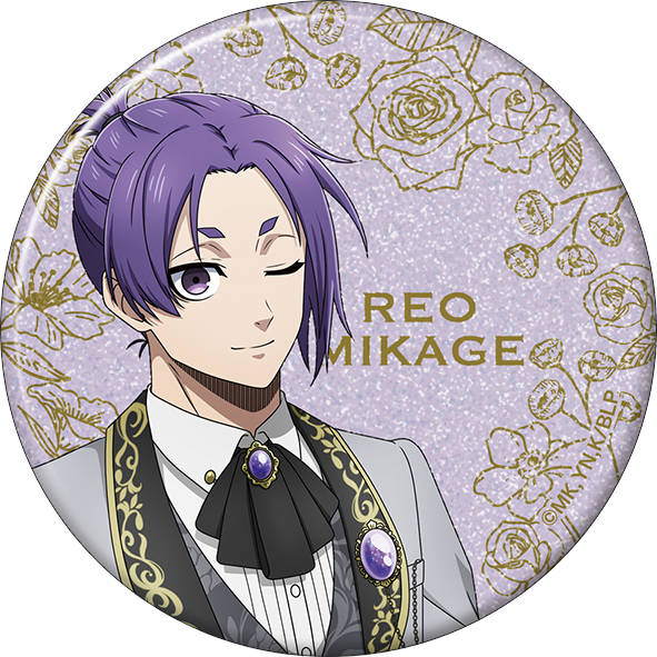 ブルーロック2期_グリッター缶バッジ／御影 玲王 執事 | 公式グッズ