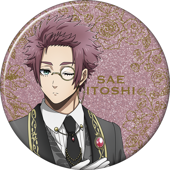 ブルーロック2期_グリッター缶バッジ／糸師 冴　執事