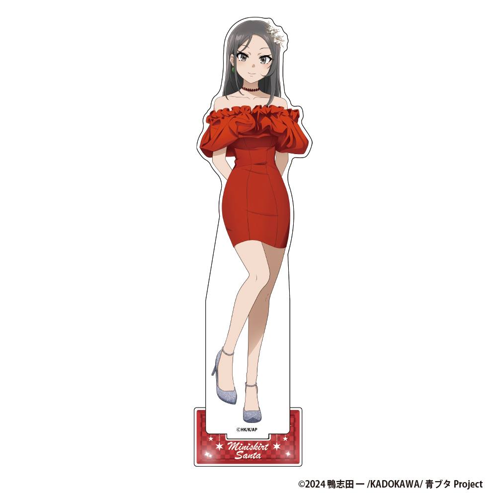 青春ブタ野郎はサンタクロースの夢を見ない_BIGアクリルスタンドフィギュア【ミニスカサンタ】