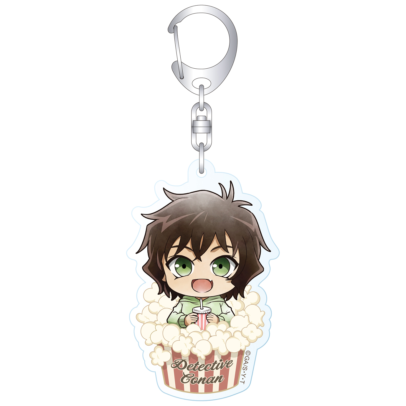 名探偵コナン_アクリルキーホルダー　世良真純　ミニキャラ　映画鑑賞