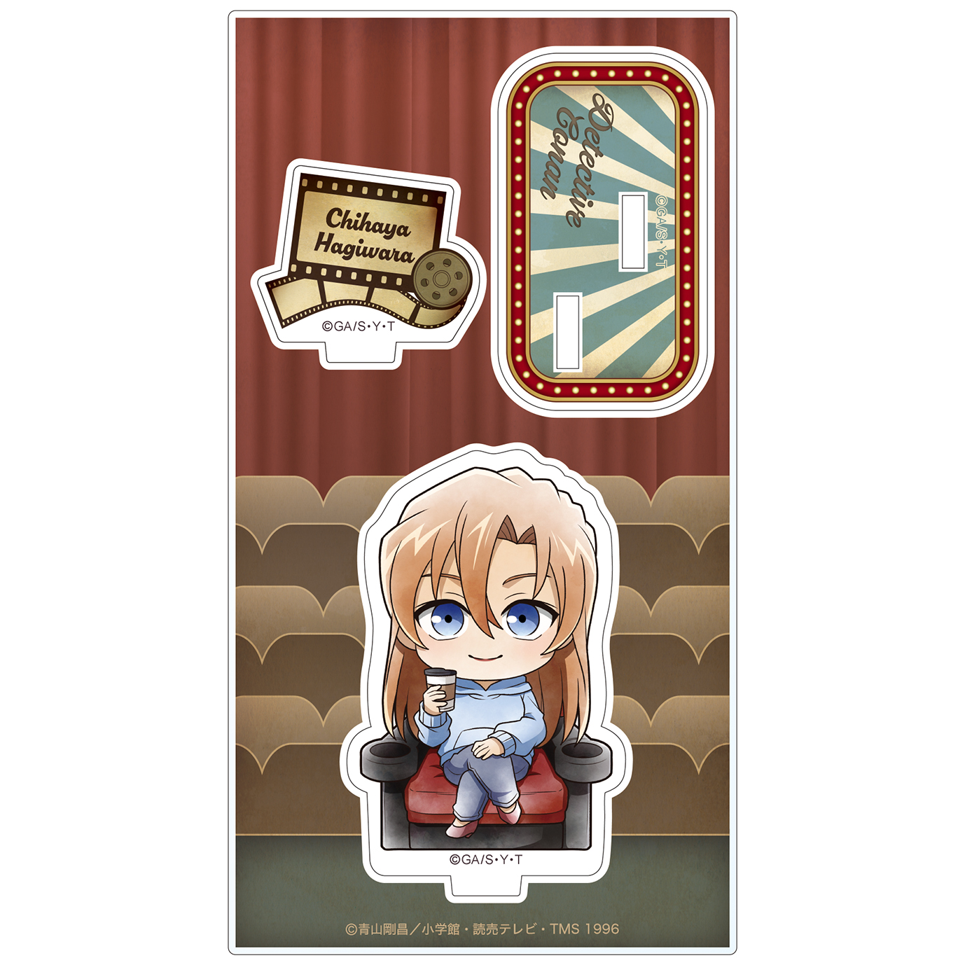 名探偵コナン_アクリルスタンド　萩原千速　ミニキャラ　映画鑑賞