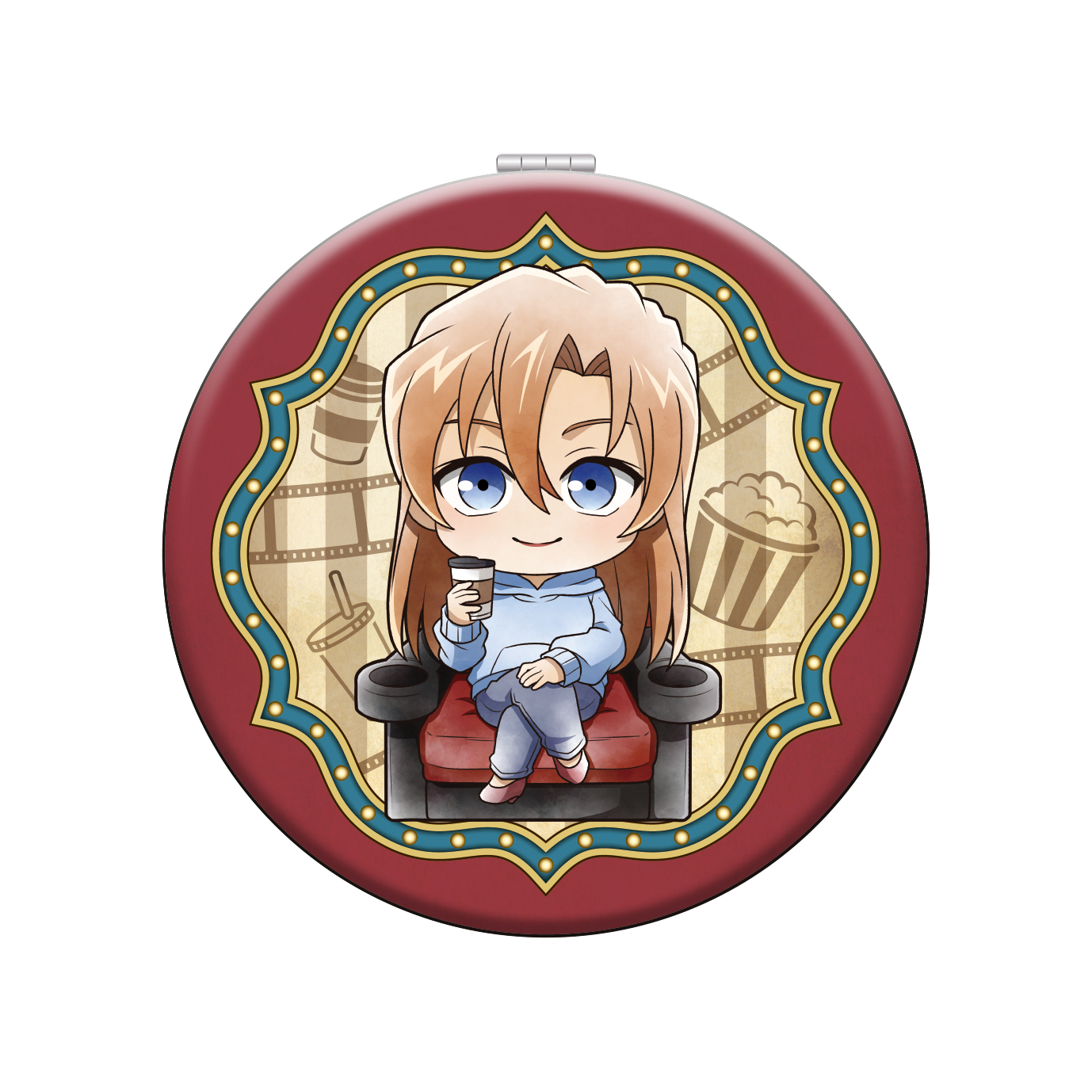 名探偵コナン_ダブルミラー　萩原千速　ミニキャラ　映画鑑賞