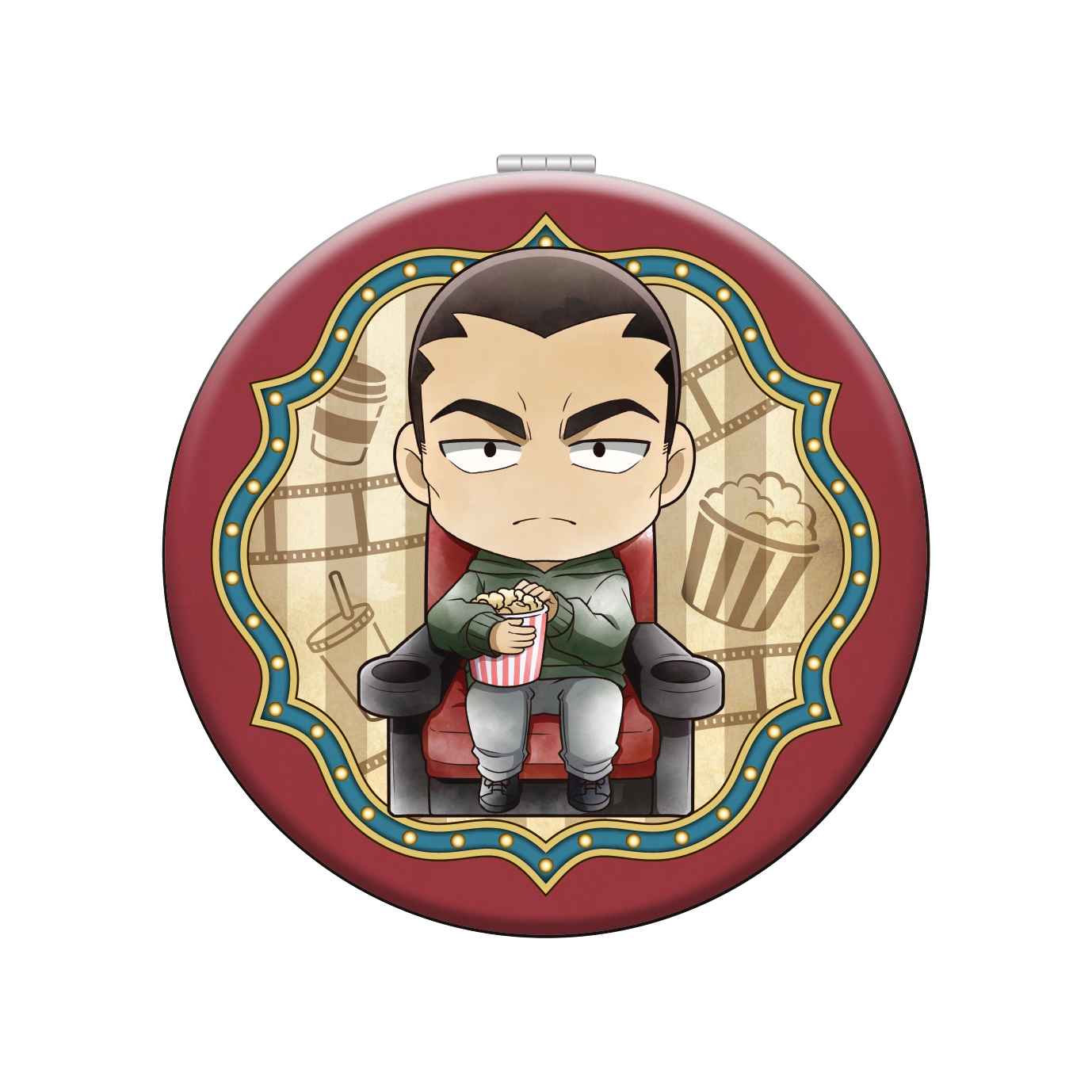 名探偵コナン_ダブルミラー　横溝重悟　ミニキャラ　映画鑑賞