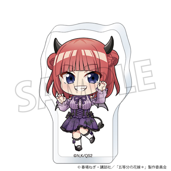 五等分の花嫁＊_ころっとアクリルフィギュア／（ミニキャラ）中野二乃