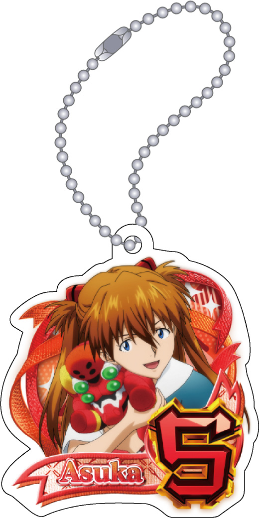 エヴァンゲリオン_アクリルキーホルダー／特殊ステージ図柄（アスカ）