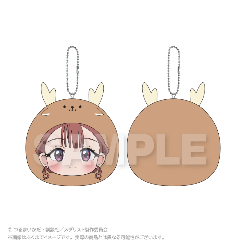 メダリスト_まるめいつクッションキーホルダー 鹿本すず