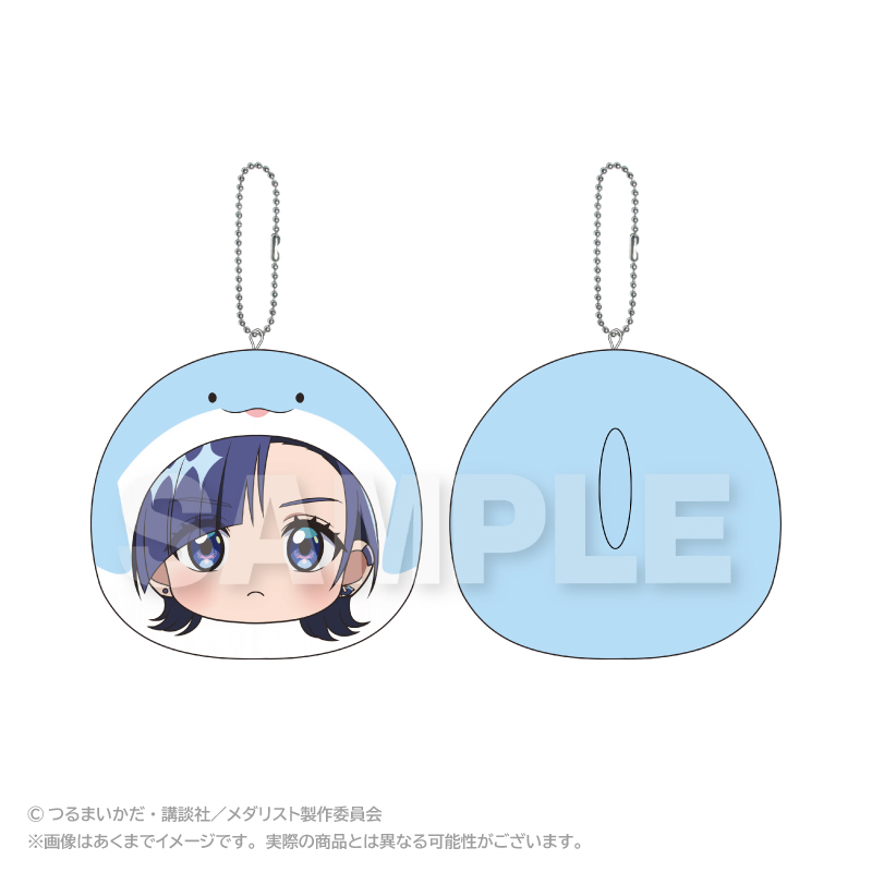 メダリスト_まるめいつクッションキーホルダー 岡崎いるか