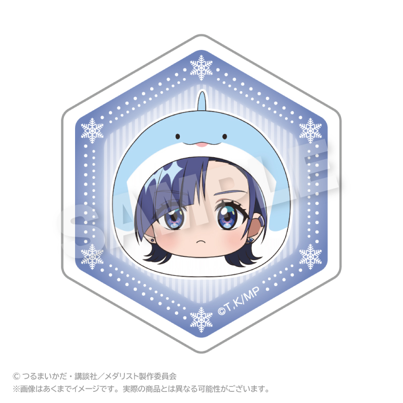 メダリスト_まるめいつアクリルクリップ 岡崎いるか