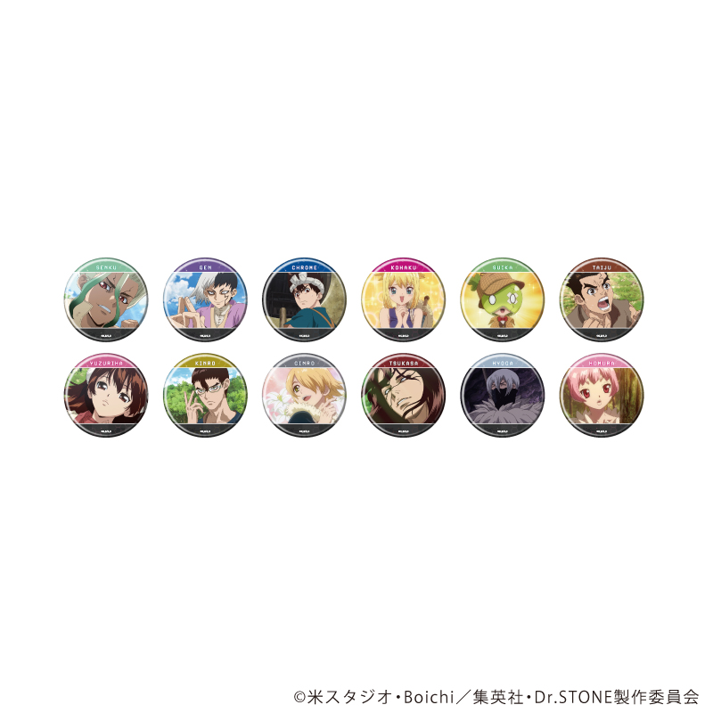 Dr.STONE_缶バッジ36/コンプリートセット(全12種)(場面写イラスト)【コンプリートセット/12個入り】