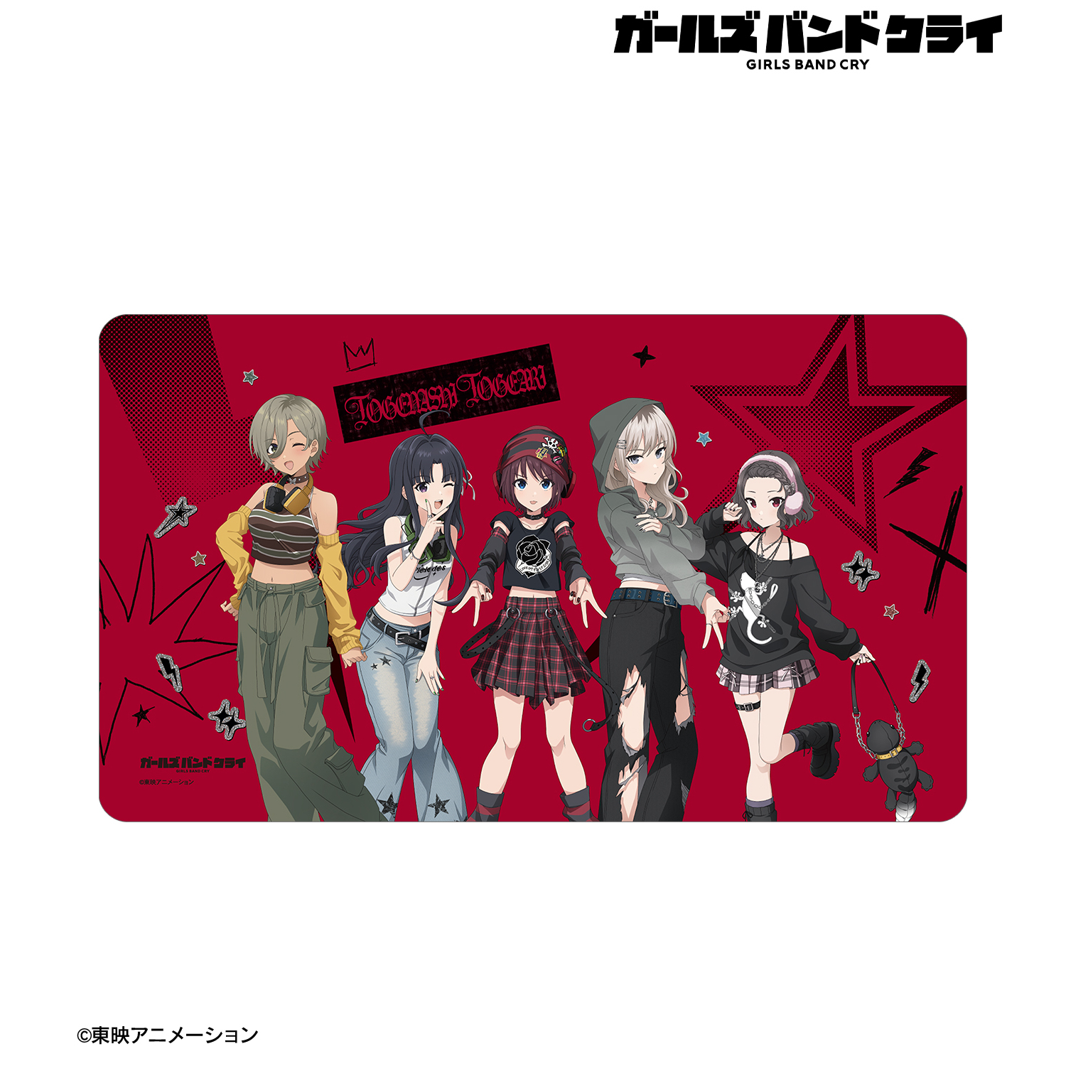 ガールズバンドクライ_描き下ろし トゲナシトゲアリ Y2Kファッションver. マルチデスクマット