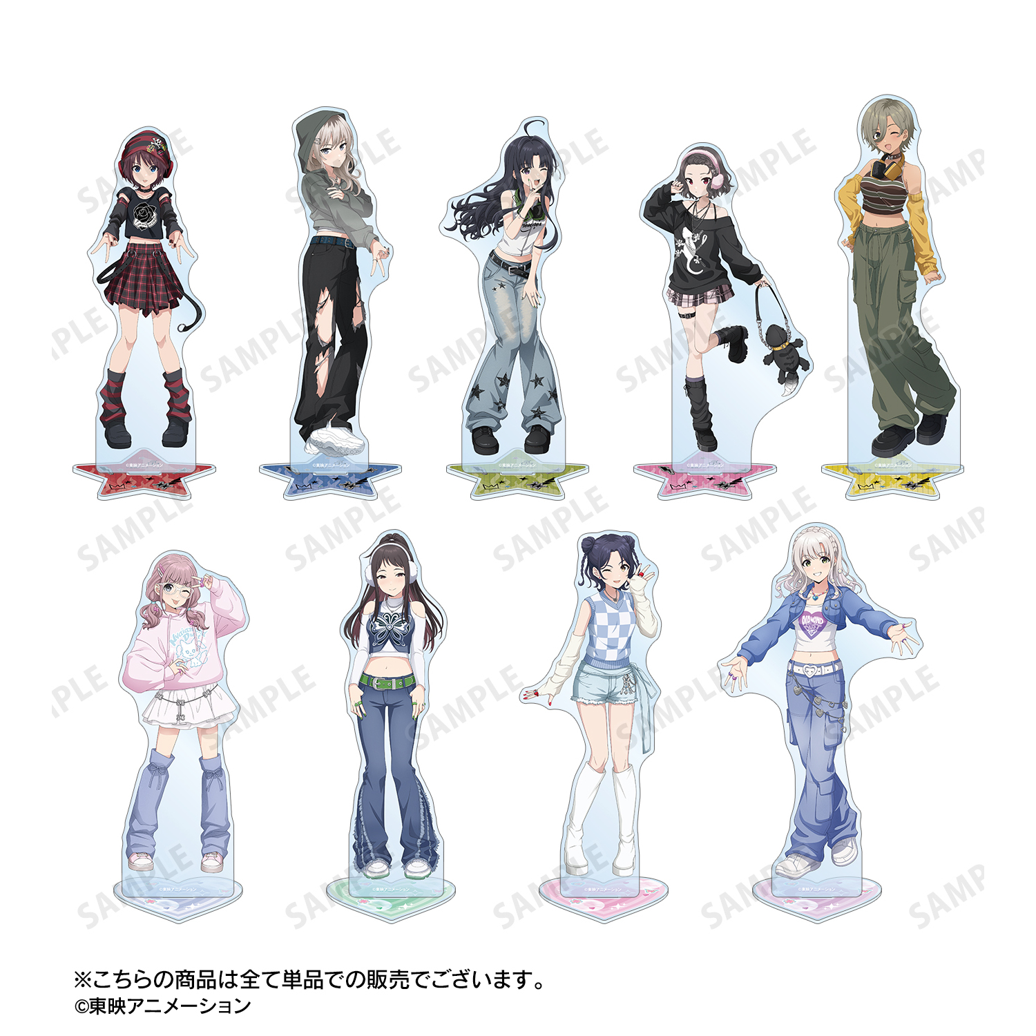 ガールズバンドクライ 描き下ろし Y2Kファッションver. 特大アクリル