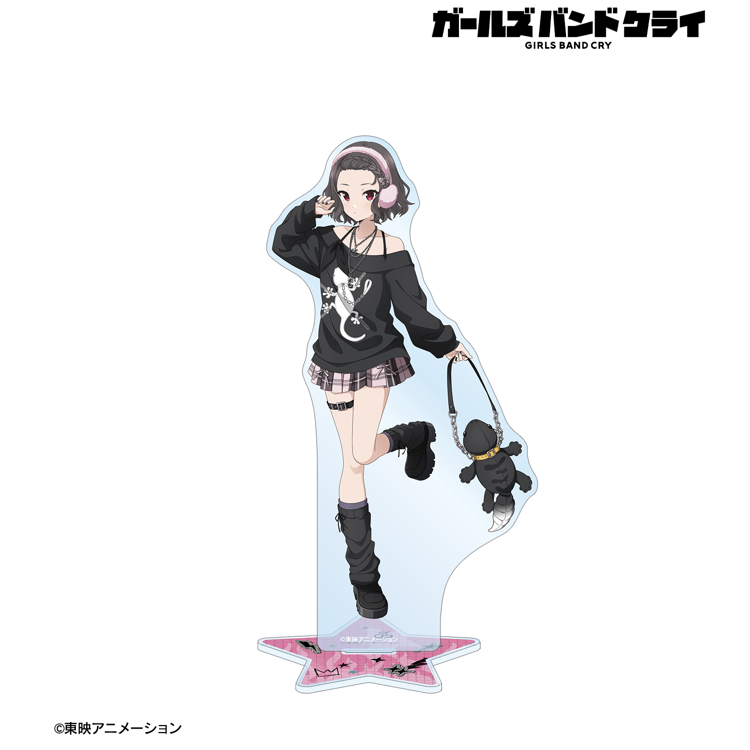 ガールズバンドクライ_描き下ろし 海老塚 智 Y2Kファッションver. 特大アクリルスタンド