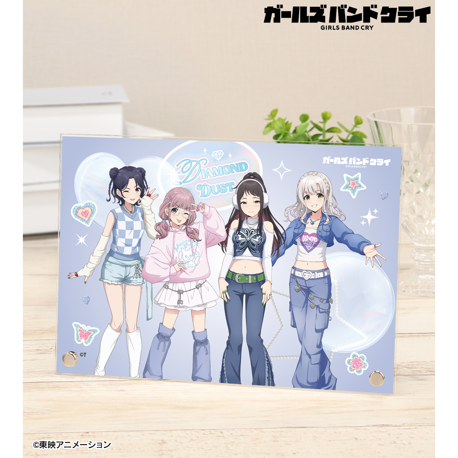 ガールズバンドクライ_描き下ろし ダイヤモンドダスト Y2Kファッションver. A5アクリルパネル