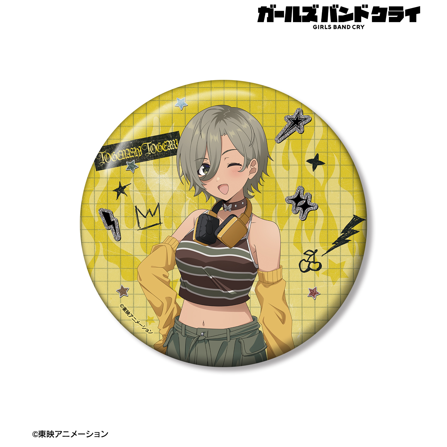 ガールズバンドクライ_描き下ろし ルパ Y2Kファッションver. 100mm缶バッジ