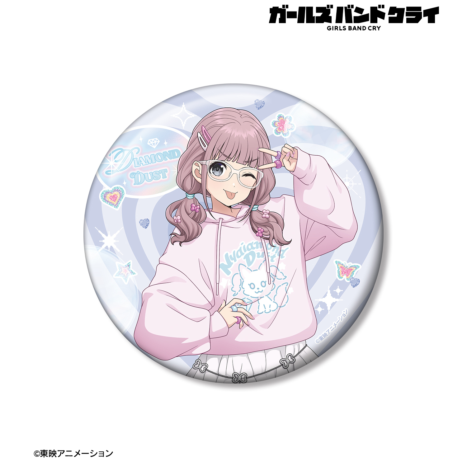 ガールズバンドクライ_描き下ろし ヒナ Y2Kファッションver. 100mm缶バッジ