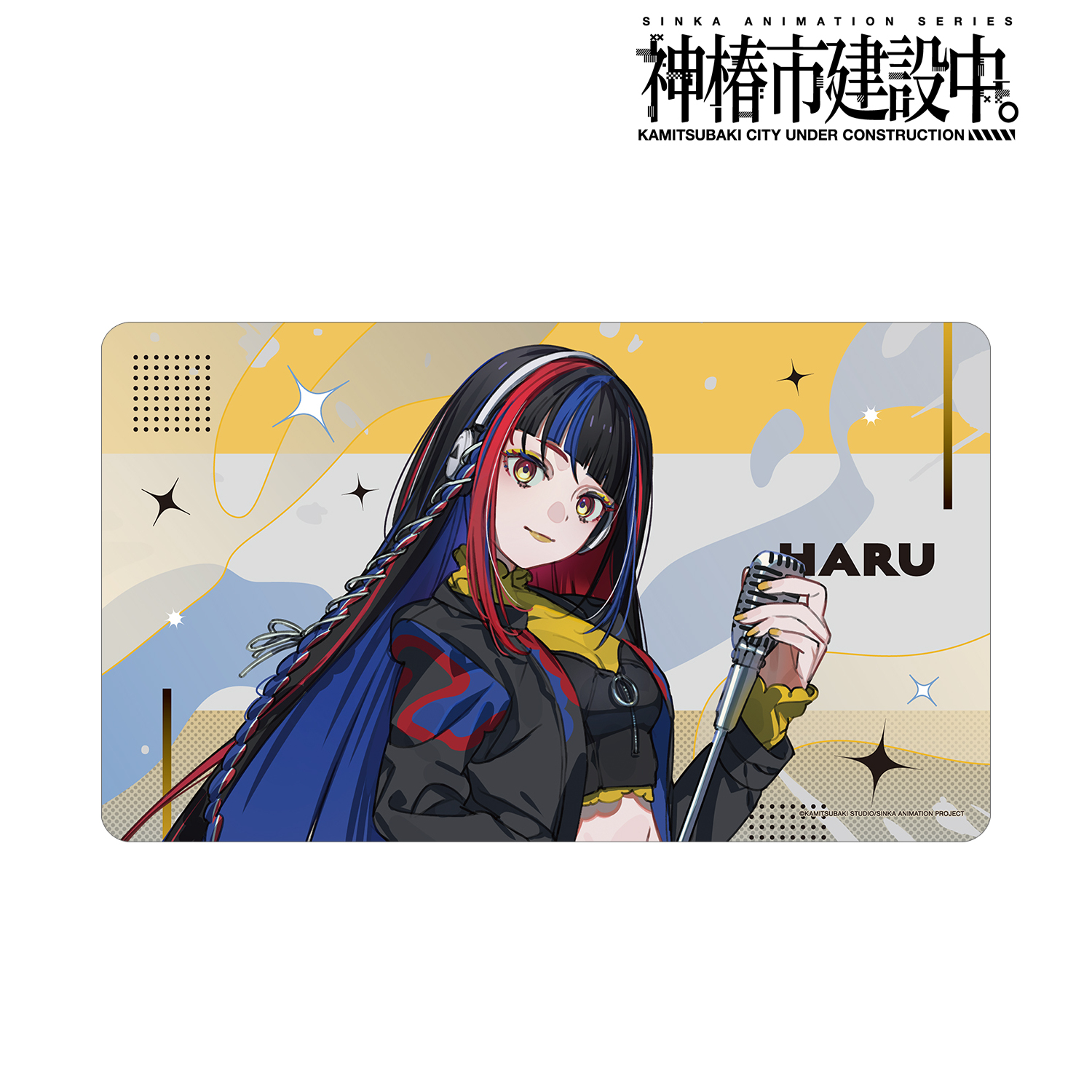 神椿市建設中。_朝主 派流 カジュアルロックver. マルチデスクマット