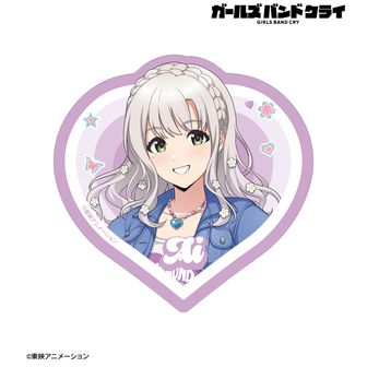 ガールズバンドクライ_描き下ろし 河原木桃香 65mm缶バッジ 「for you