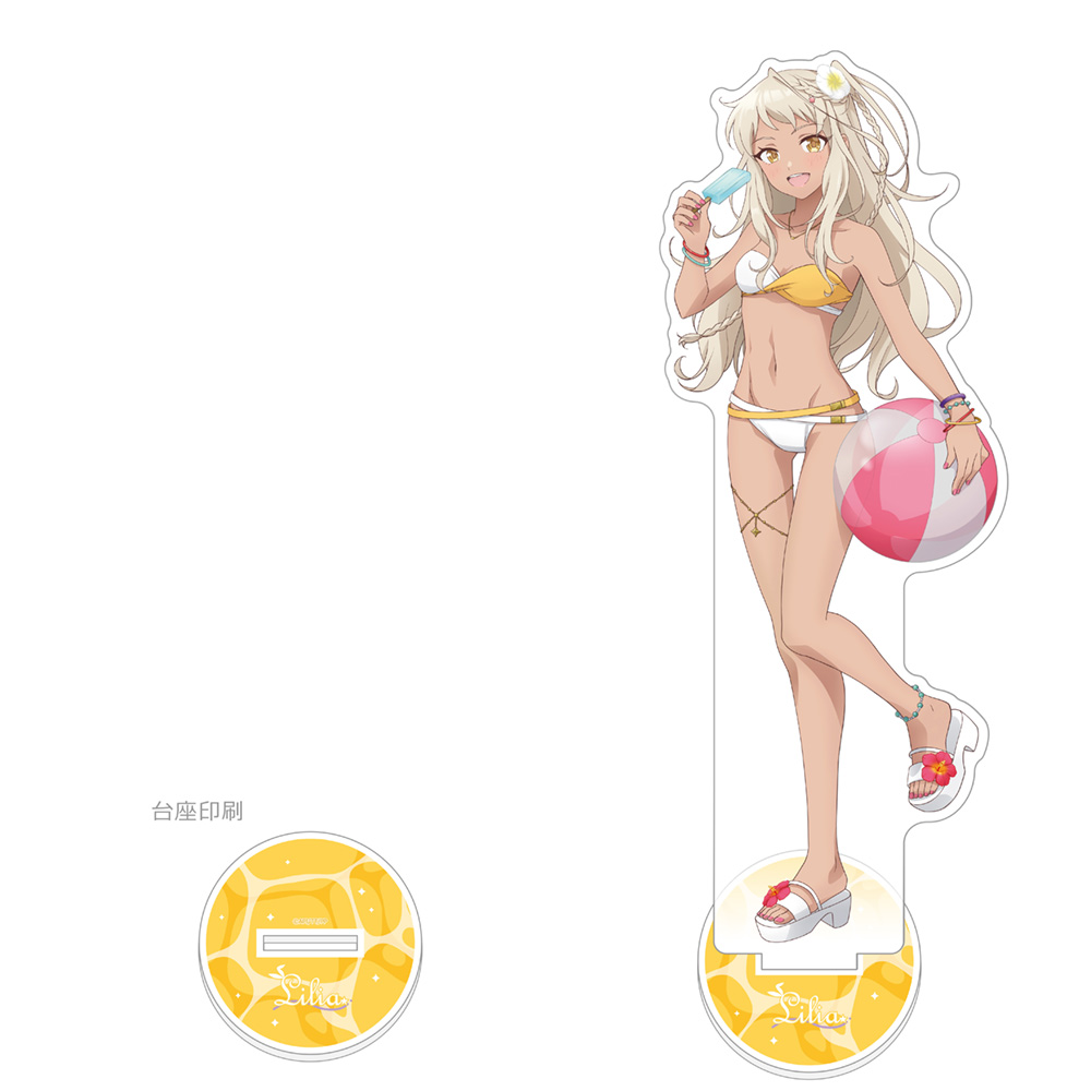 ポールプリンセス!!_描き下ろし特大アクリルスタンド(西条リリア/水着)