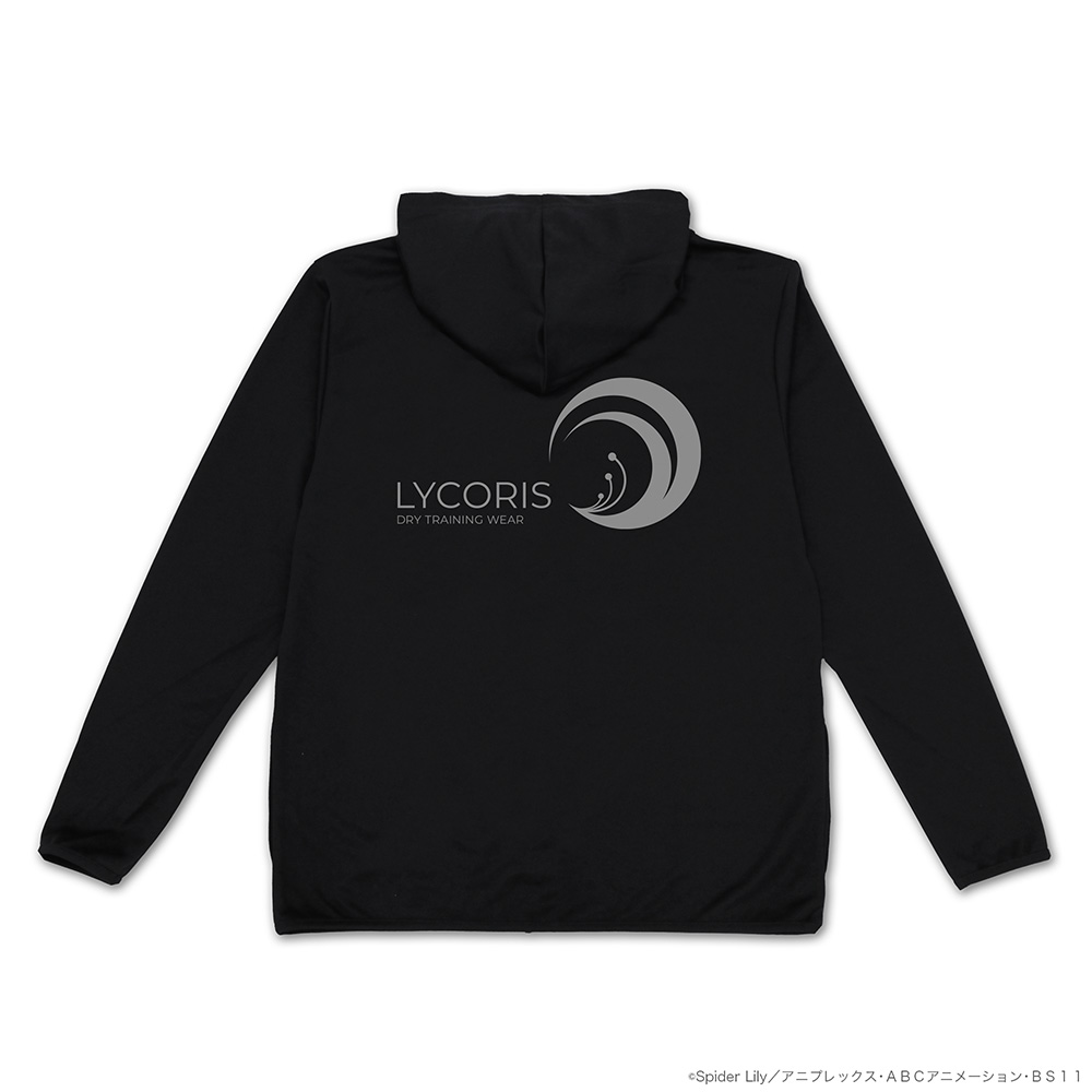 リコリス・リコイル_XXLサイズ_リコリス 薄手ドライパーカー/BLACK