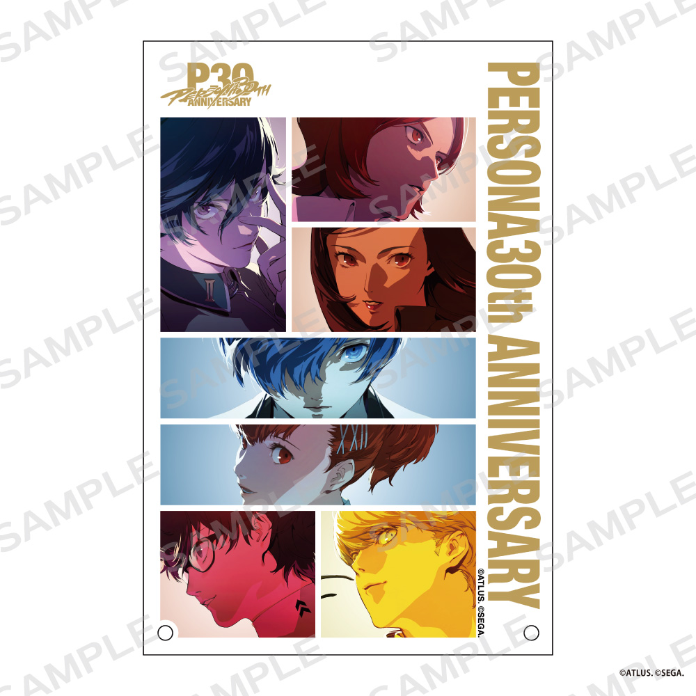 ペルソナシリーズ_P30th 箔押しアクリルスタンドパネル