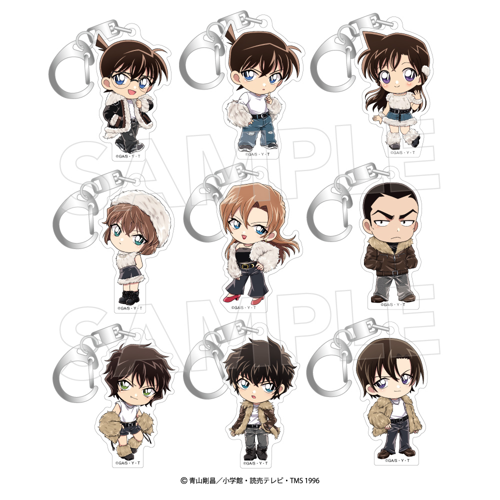 名探偵コナン_アクリルキーホルダーコレクション（わいるどファー）(BOX／9個入り)