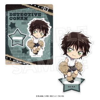 名探偵コナン_ちょいデカホロ缶バッジ 花冠-flow in the wind-（灰原