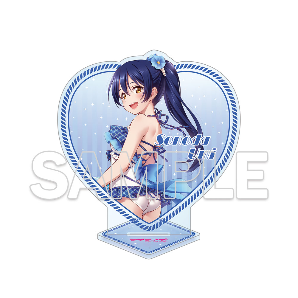 ラブライブ!_ハート型ラメ入りアクリルスタンド 園田海未