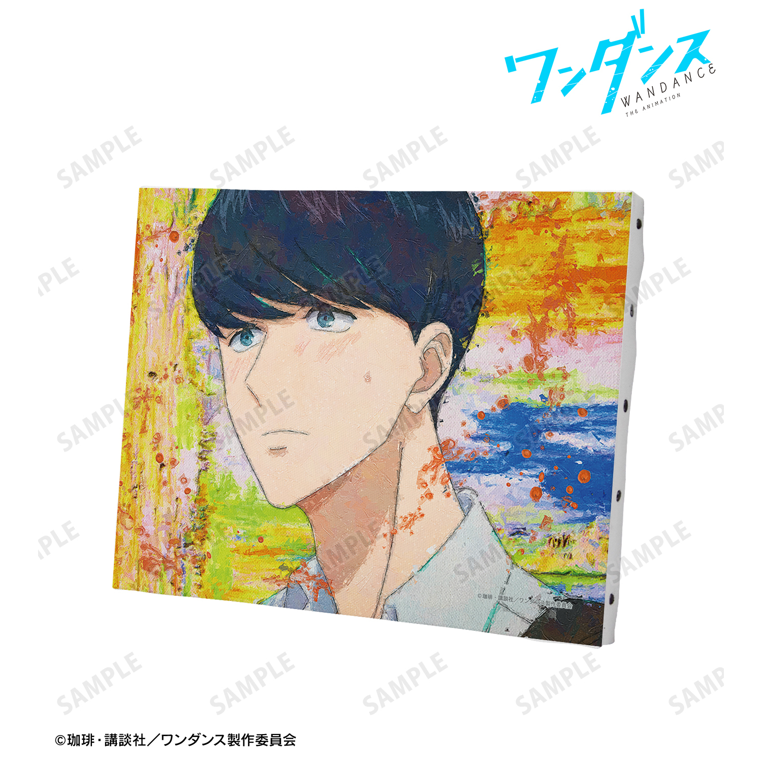 ワンダンス_小谷花木 grunge CANVAS F0号キャンバスボード