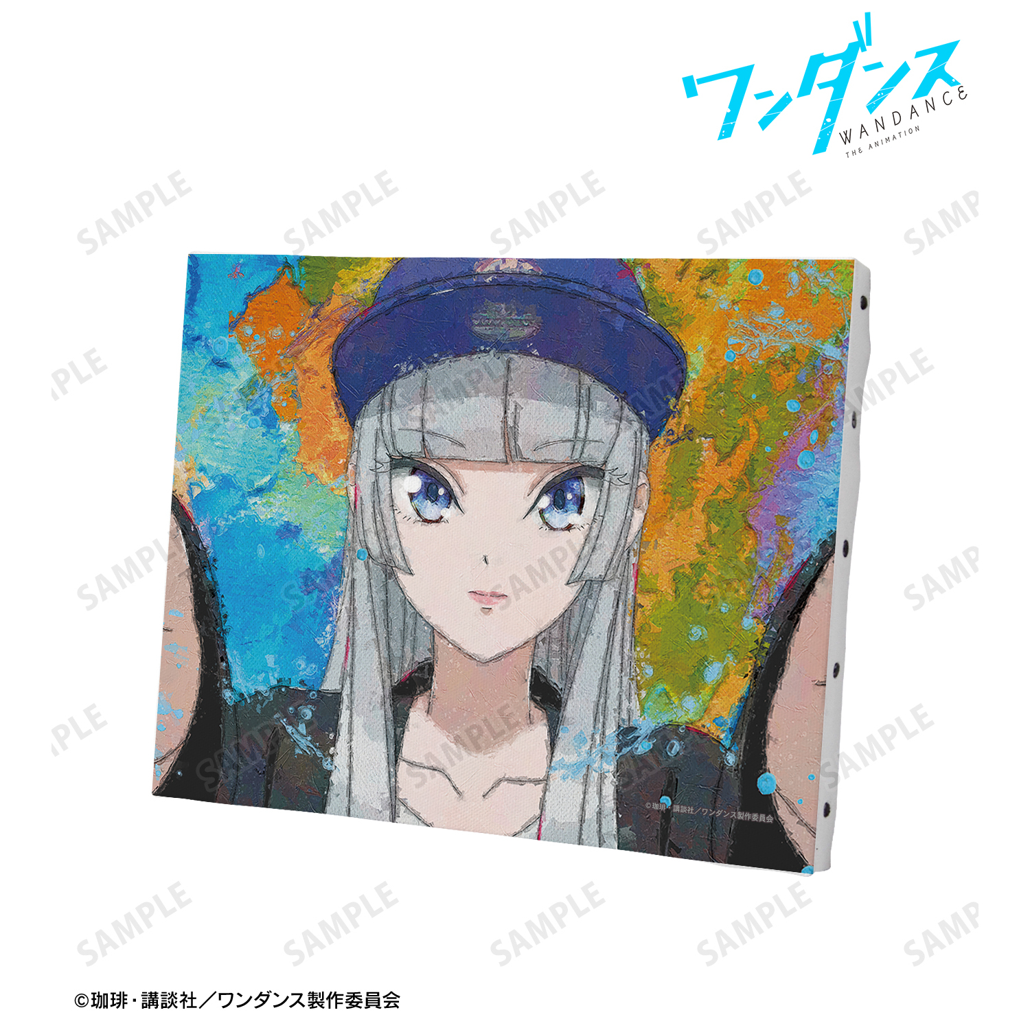 ワンダンス_湾田光莉 grunge CANVAS F0号キャンバスボード