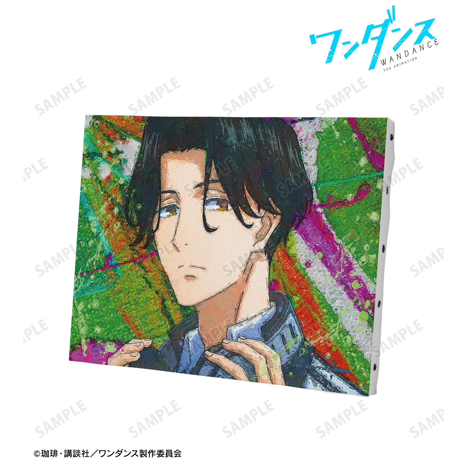 ワンダンス_厳島伊折 grunge CANVAS F0号キャンバスボード