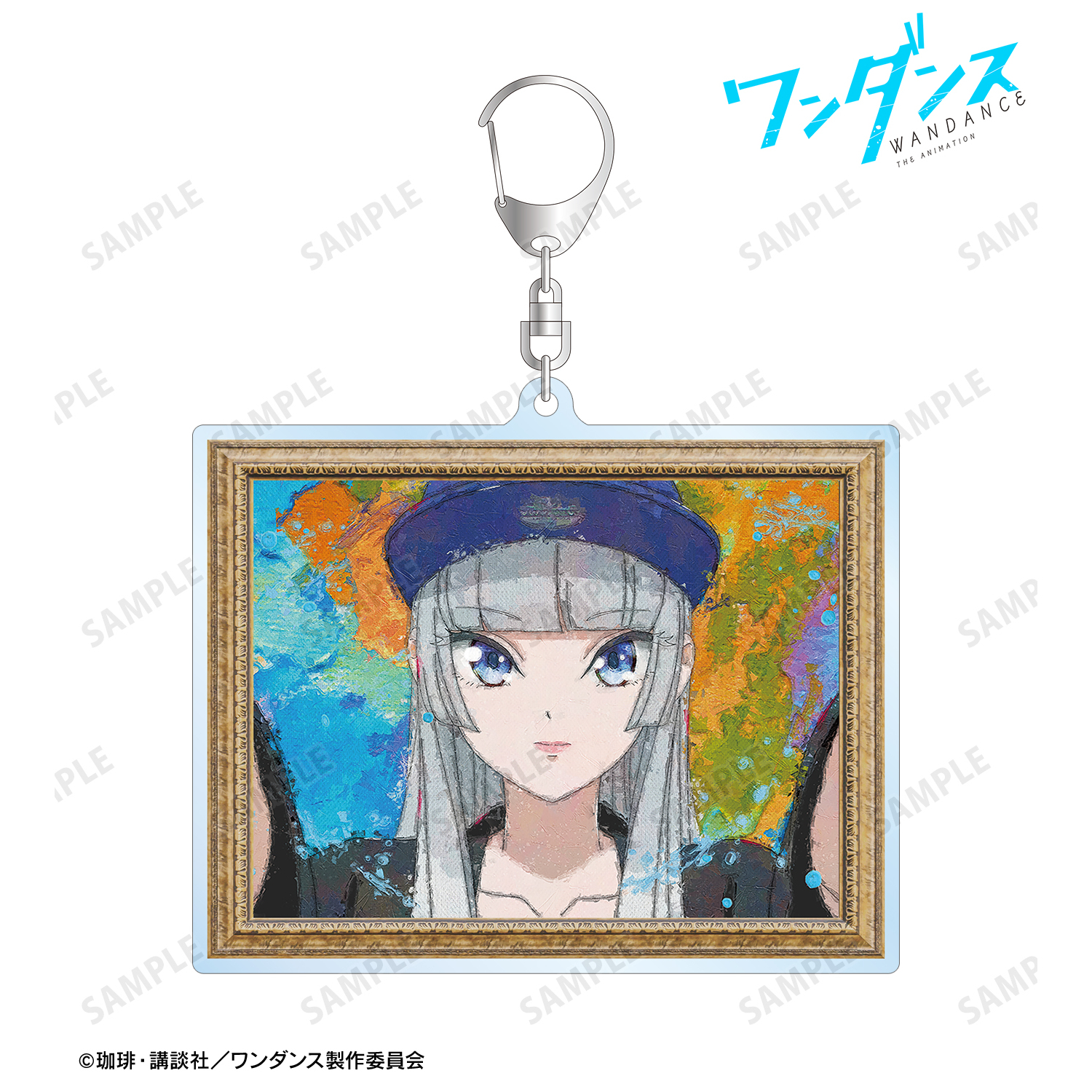 ワンダンス_湾田光莉 grunge CANVAS BIGアクリルキーホルダー