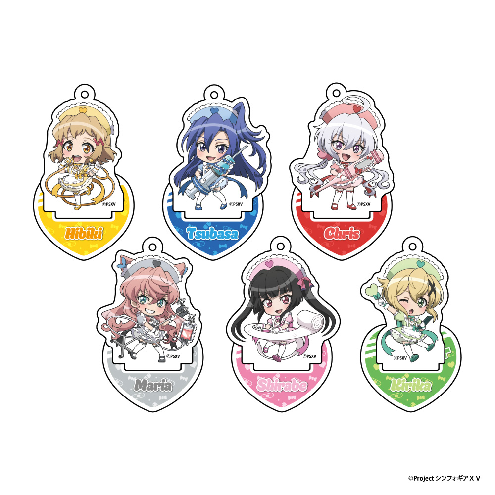 戦姫絶唱シンフォギアＸＶ_トレーディングアクリルスタンドキーホルダー　【コンプリートBOX／6個入り】