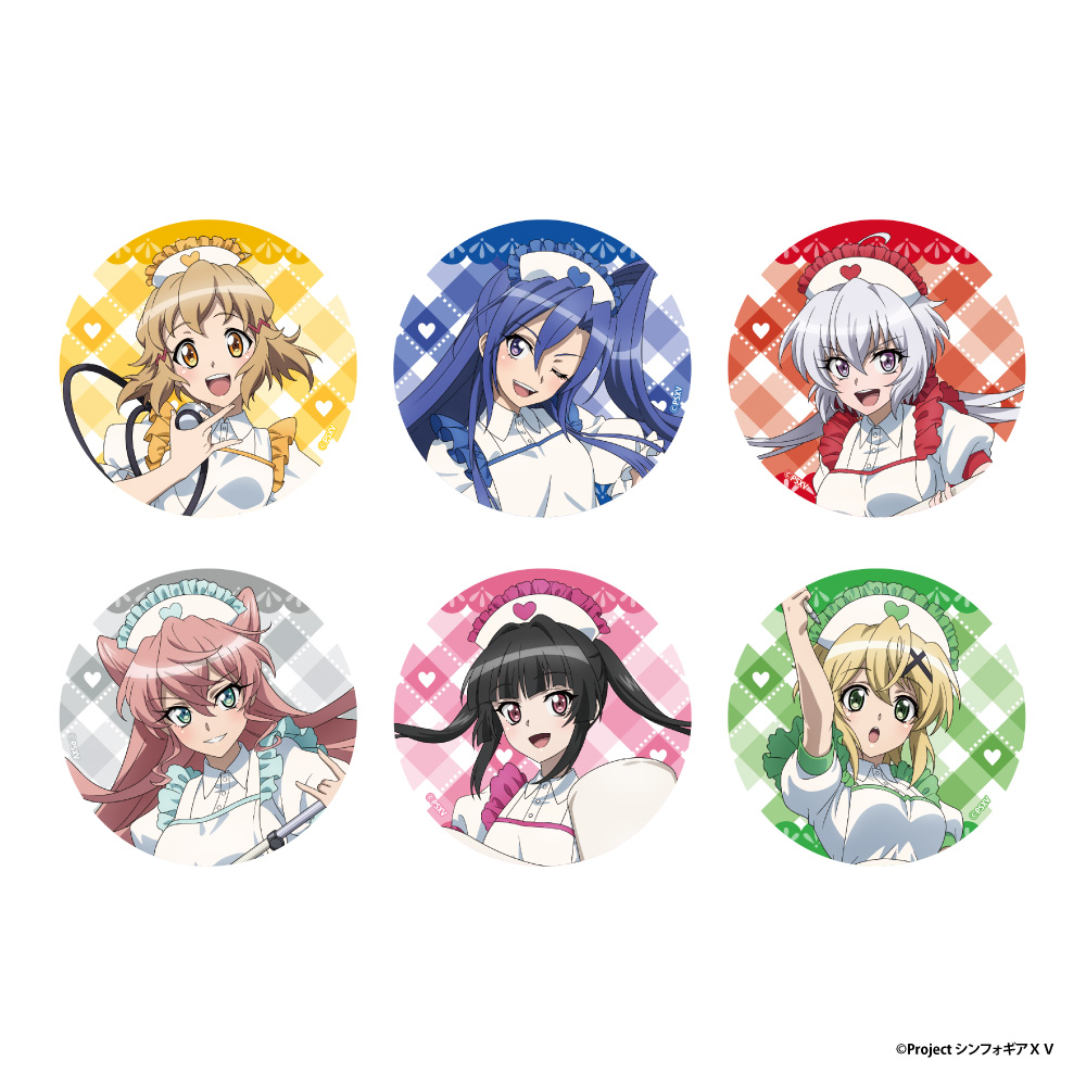 戦姫絶唱シンフォギアＸＶ_トレーディングBIG缶バッジ　【コンプリートBOX／6個入り】