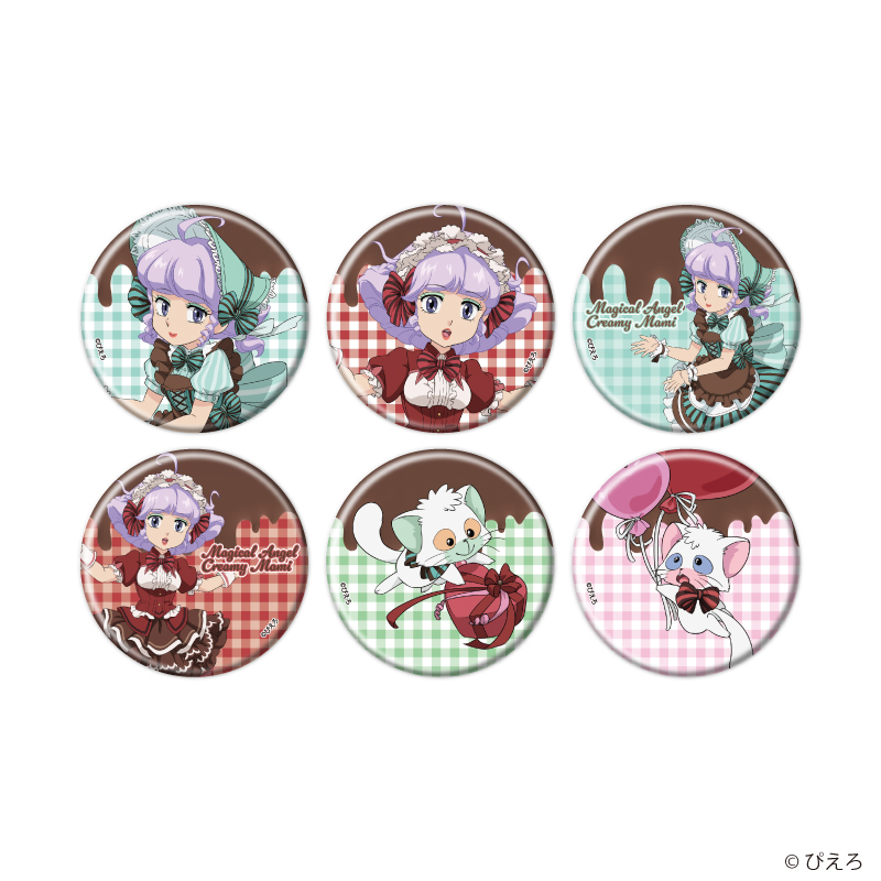 魔法の天使クリィミーマミ_缶バッジ12/ドルチェver. コンプリートセット(全6種)(描き下ろしイラスト)【コンプリートセット/6個入り】