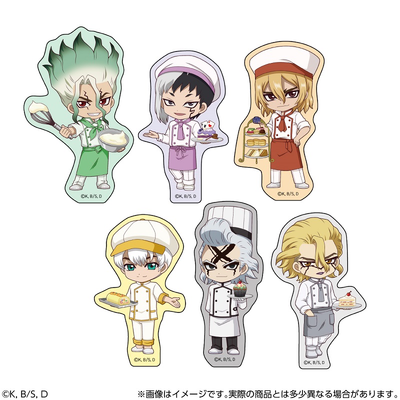 Dr.STONE_トレーディングダイカットステッカー　【BOX／6個入り】