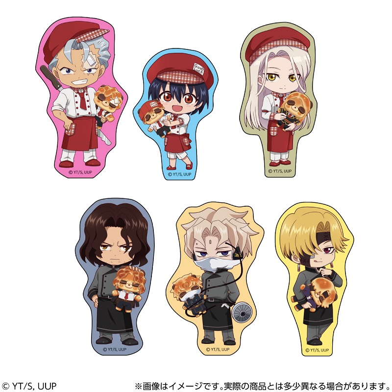 アンデッドアンラック_トレーディングダイカットステッカー　【BOX／6個入り】